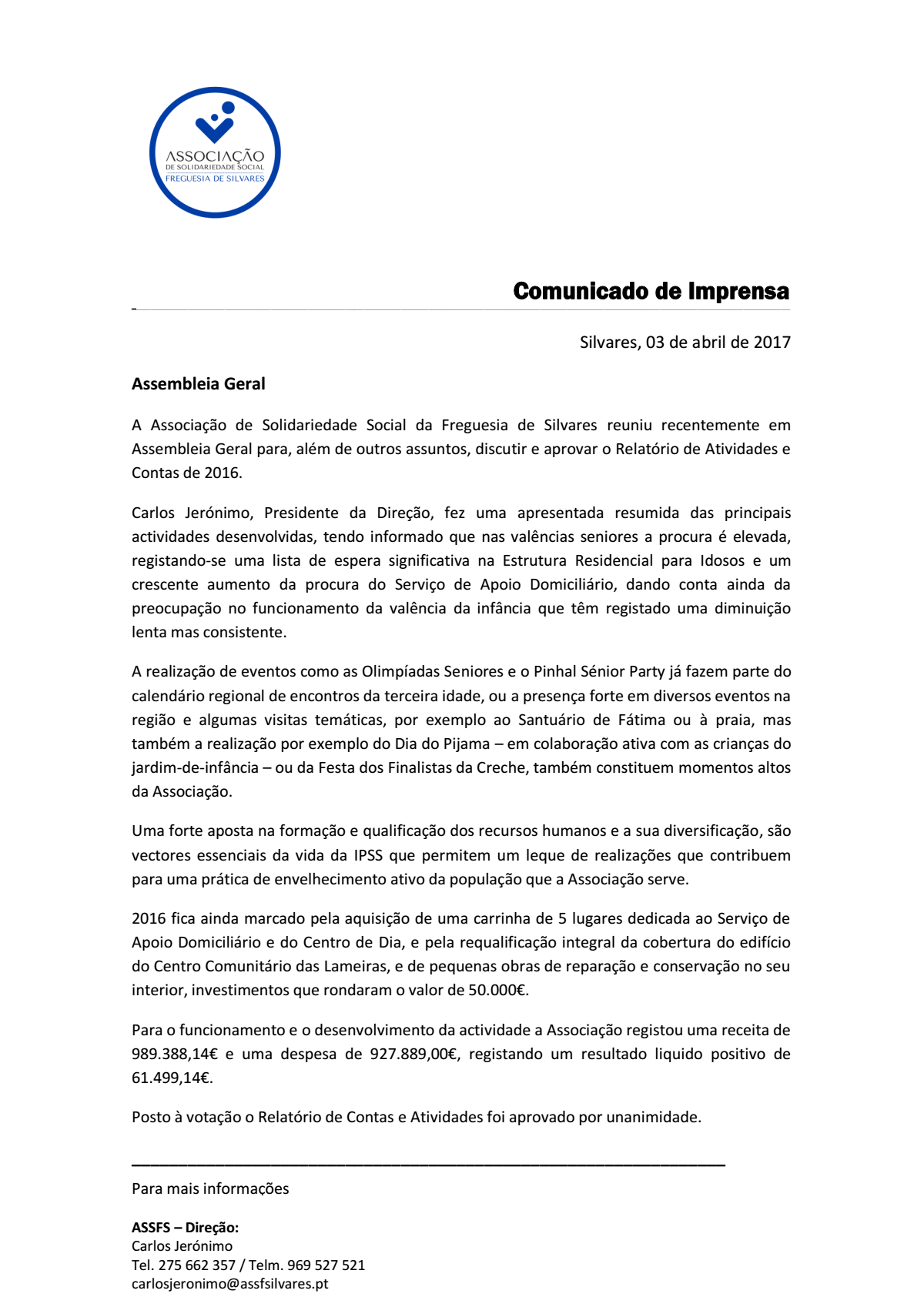 comunicado